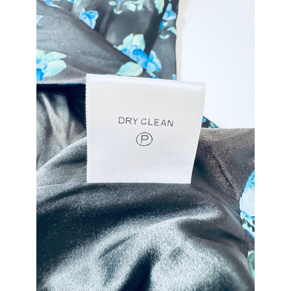 Majorelle Stellina Dress Floral Choker Neckline Backless Long Gown with Slit - Picture 10 of 14